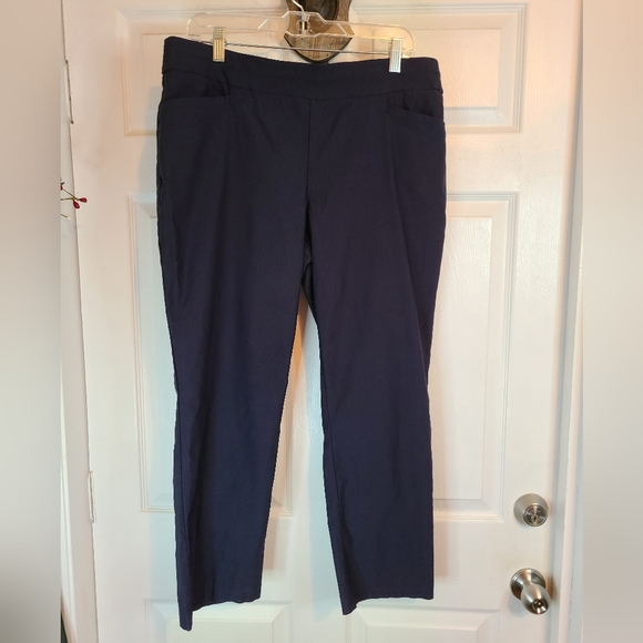 Apt 9 Woman's Dress Pants, Size 16P, Color: Navy Blue - Picture 3 of 16